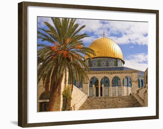 Dome of the Rock, Jerusalem, Israel, Middle East-Michael DeFreitas-Framed Photographic Print