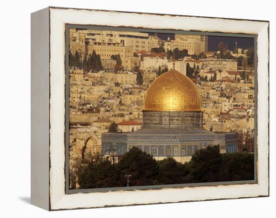 Dome of the Rock, Jerusalem, Israel-Yvette Cardozo-Framed Premier Image Canvas