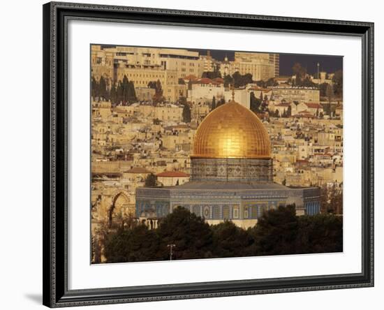 Dome of the Rock, Jerusalem, Israel-Yvette Cardozo-Framed Photographic Print