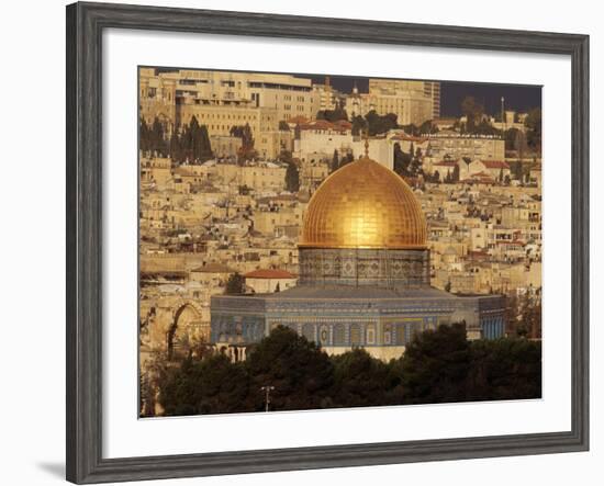 Dome of the Rock, Jerusalem, Israel-Yvette Cardozo-Framed Photographic Print