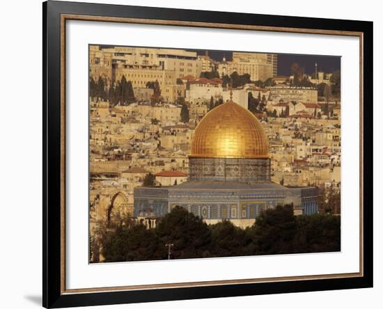 Dome of the Rock, Jerusalem, Israel-Yvette Cardozo-Framed Photographic Print