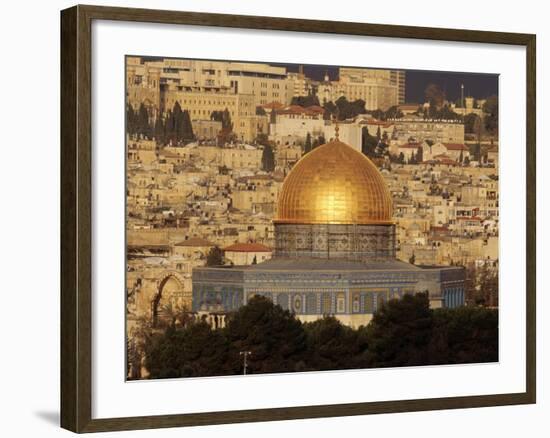 Dome of the Rock, Jerusalem, Israel-Yvette Cardozo-Framed Photographic Print