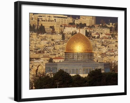 Dome of the Rock, Jerusalem, Israel-Yvette Cardozo-Framed Photographic Print