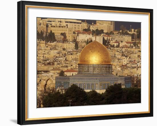 Dome of the Rock, Jerusalem, Israel-Yvette Cardozo-Framed Photographic Print