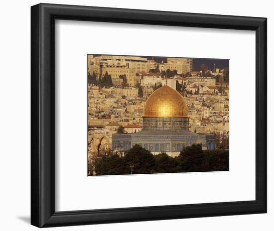 Dome of the Rock, Jerusalem, Israel-Yvette Cardozo-Framed Photographic Print