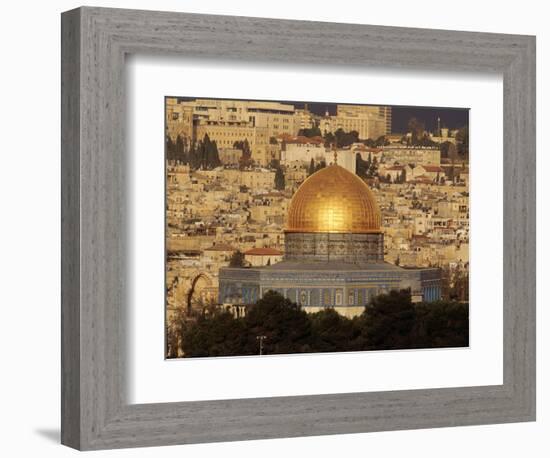 Dome of the Rock, Jerusalem, Israel-Yvette Cardozo-Framed Photographic Print