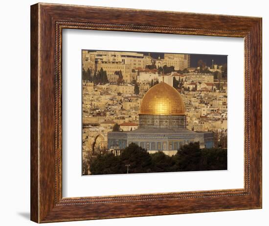 Dome of the Rock, Jerusalem, Israel-Yvette Cardozo-Framed Photographic Print