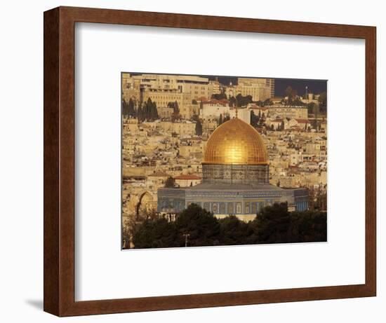 Dome of the Rock, Jerusalem, Israel-Yvette Cardozo-Framed Photographic Print