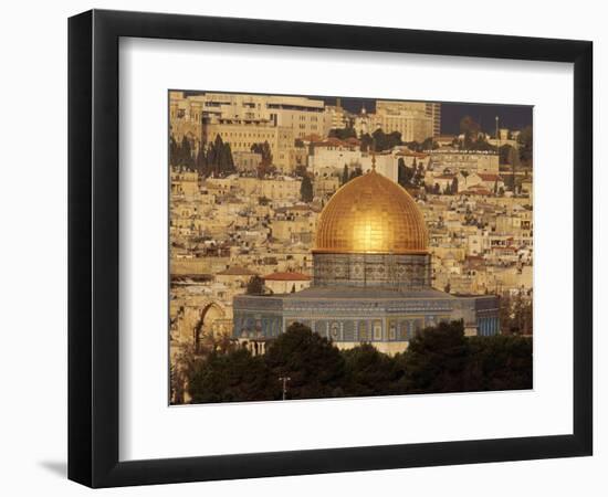 Dome of the Rock, Jerusalem, Israel-Yvette Cardozo-Framed Photographic Print