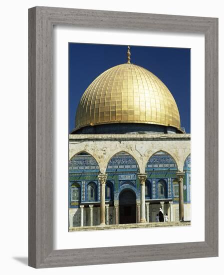 Dome of the Rock, Mosque of Omar, Temple Mount, Jerusalem, Israel, Middle East-Sylvain Grandadam-Framed Photographic Print