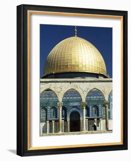 Dome of the Rock, Mosque of Omar, Temple Mount, Jerusalem, Israel, Middle East-Sylvain Grandadam-Framed Photographic Print