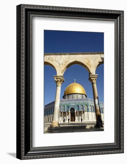 Dome of the Rock Mosque, Temple Mount, UNESCO World Heritage Site, Jerusalem, Israel, Middle East-Yadid Levy-Framed Photographic Print