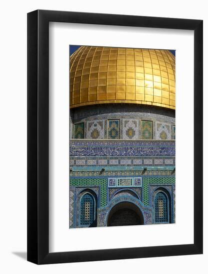 Dome of the Rock Mosque, Temple Mount, UNESCO World Heritage Site, Jerusalem, Israel, Middle East-Yadid Levy-Framed Photographic Print