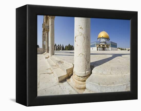 Dome of the Rock on Temple Mount-Jon Hicks-Framed Premier Image Canvas