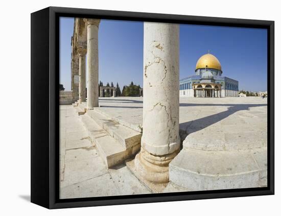 Dome of the Rock on Temple Mount-Jon Hicks-Framed Premier Image Canvas