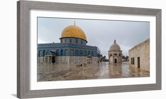 Dome of the Rock, Temple Mount (Haram esh-Sharif), Old City, Jerusalem, Israel-null-Framed Photographic Print