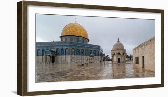 Dome of the Rock, Temple Mount (Haram esh-Sharif), Old City, Jerusalem, Israel-null-Framed Photographic Print