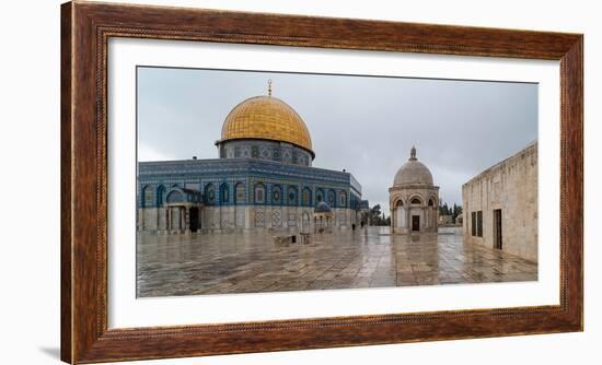 Dome of the Rock, Temple Mount (Haram esh-Sharif), Old City, Jerusalem, Israel-null-Framed Photographic Print