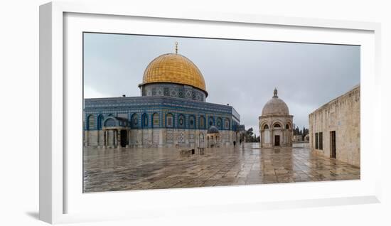 Dome of the Rock, Temple Mount (Haram esh-Sharif), Old City, Jerusalem, Israel-null-Framed Photographic Print