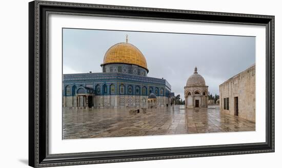 Dome of the Rock, Temple Mount (Haram esh-Sharif), Old City, Jerusalem, Israel-null-Framed Photographic Print