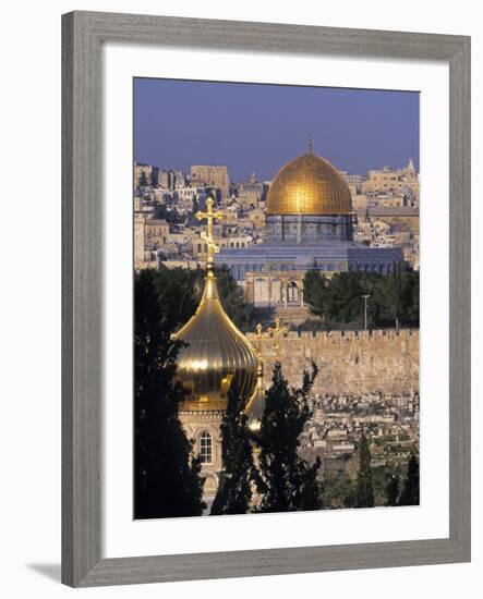 Dome of the Rock, Temple Mount, Jerusalem, Israel-Jon Arnold-Framed Photographic Print