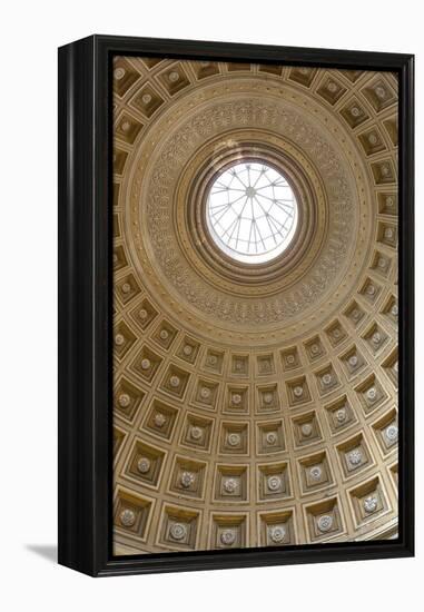 Dome of the Sala Rotonda in the Vatican Museum, Vatican City, Rome, Lazio, Italy-Stuart Black-Framed Premier Image Canvas