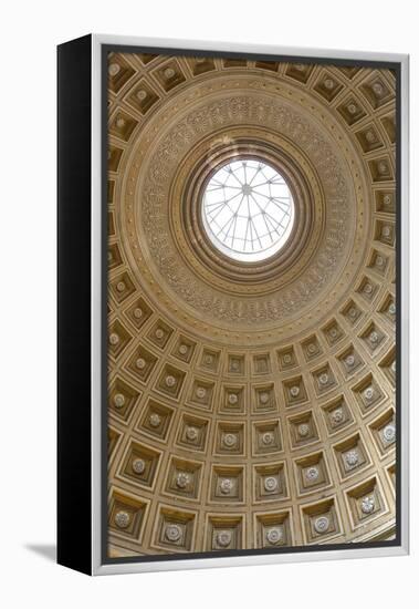 Dome of the Sala Rotonda in the Vatican Museum, Vatican City, Rome, Lazio, Italy-Stuart Black-Framed Premier Image Canvas