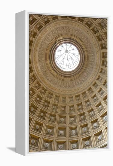 Dome of the Sala Rotonda in the Vatican Museum, Vatican City, Rome, Lazio, Italy-Stuart Black-Framed Premier Image Canvas