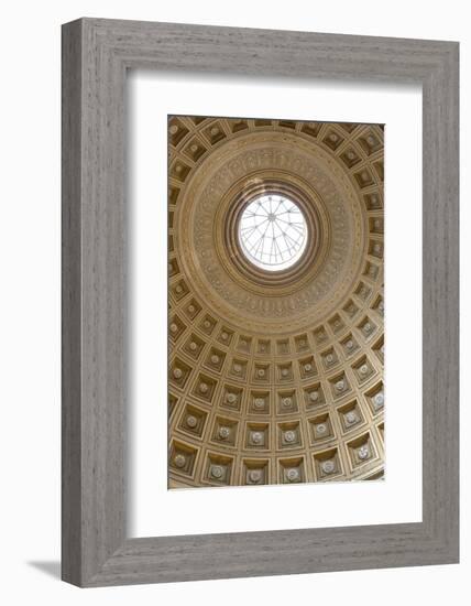 Dome of the Sala Rotonda in the Vatican Museum, Vatican City, Rome, Lazio, Italy-Stuart Black-Framed Photographic Print