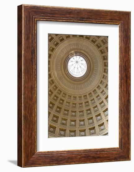 Dome of the Sala Rotonda in the Vatican Museum, Vatican City, Rome, Lazio, Italy-Stuart Black-Framed Photographic Print