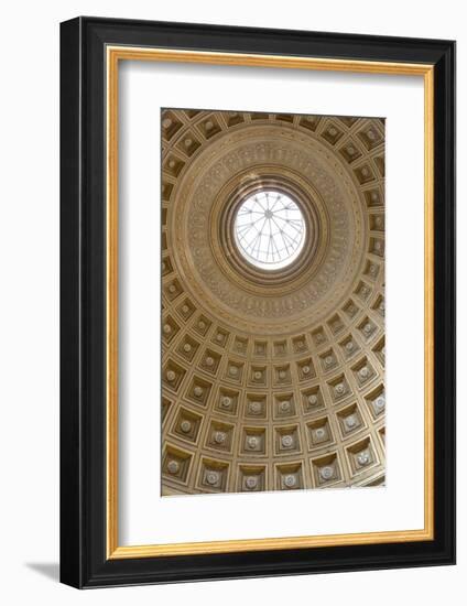 Dome of the Sala Rotonda in the Vatican Museum, Vatican City, Rome, Lazio, Italy-Stuart Black-Framed Photographic Print