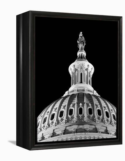 Dome of the Us Capitol Building with Columbia Statue-Carol Highsmith-Framed Stretched Canvas