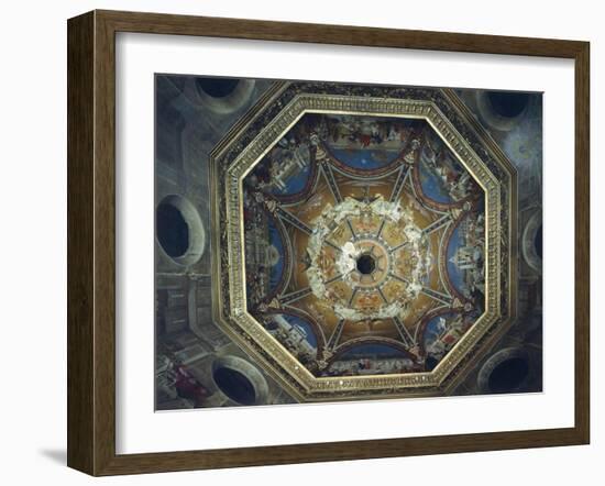 Dome with Frescoes-Cesare Maccari-Framed Giclee Print