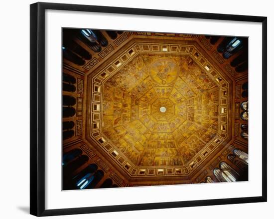 Domed Ceiling of St John's Baptistry, Florence--Framed Giclee Print