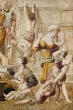 The Expulsion of Adam and Eve-Domenichino-Framed Giclee Print