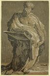 The Sacrifice of Codrus, King of Athens (Public Virtues of Greek and Roman Heroe), 1529-1535-Domenico Beccafumi-Photographic Print