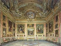 Interiors of the Palazzo Pitti, Florence-Domenico Caligo-Framed Giclee Print