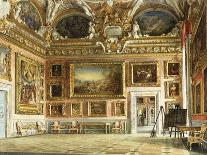 Interiors of the Palazzo Pitti, Florence-Domenico Caligo-Framed Giclee Print