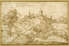 Landscape with Roger and Angelica, from 'Orlando Furioso', X, after Titian-Domenico Campagnola-Giclee Print