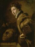 Artemisia Grieving over Mausolus (Panel)-Domenico Fetti or Feti-Giclee Print
