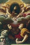 Flying and Adoring Angels, 1613-4 (Oil on Canvas)-Domenico Fetti or Feti-Giclee Print