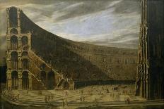Perspective of a Roman Amphitheatre-Domenico Gargiulo-Giclee Print