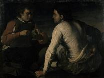 The Gamblers, before 1665-Domenico Gargiulo-Framed Giclee Print