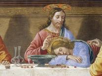 Refectory of Convent of San Marco, Jesus and St John, Detail from Last Supper, 1485-Domenico Ghirlandaio-Giclee Print