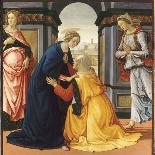 Stories of the Virgin Mary: Annunciation to Zacharias-Domenico Ghirlandaio-Giclee Print