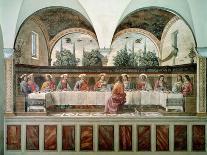 Refectory of Convent of San Marco, Jesus and St John, Detail from Last Supper, 1485-Domenico Ghirlandaio-Giclee Print