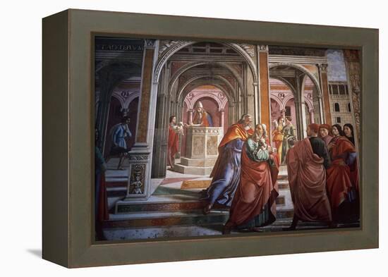 Domenico Ghirlandaio-Domenico Ghirlandaio-Framed Premier Image Canvas