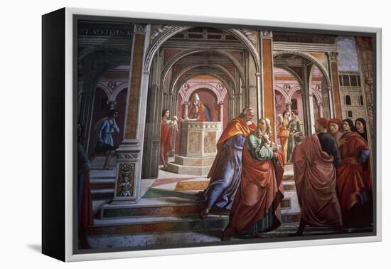 Domenico Ghirlandaio-Domenico Ghirlandaio-Framed Premier Image Canvas