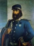 Giuseppe Garibaldi as General of Sardinian Army, 1859-Domenico Induno-Giclee Print