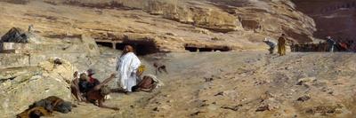 Christ in the Desert, 1895-Domenico Morelli-Giclee Print